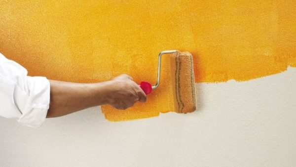 Water-based paint for walls