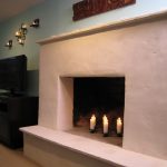 Fireplace decorative plaster