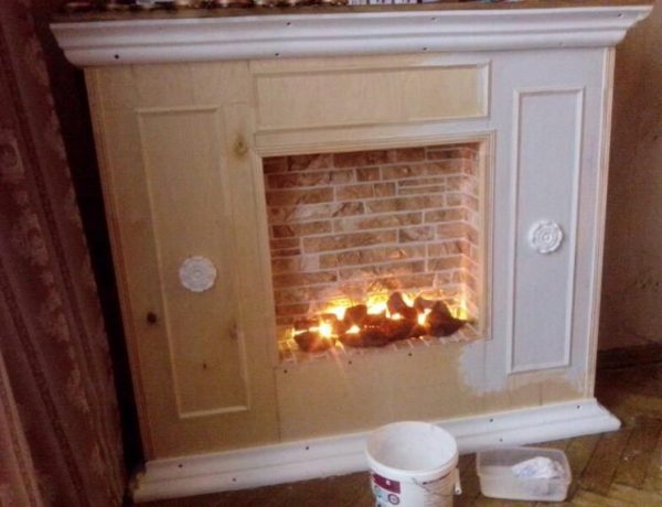 DIY fireplace