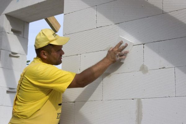 Maison de blocs de béton cellulaire