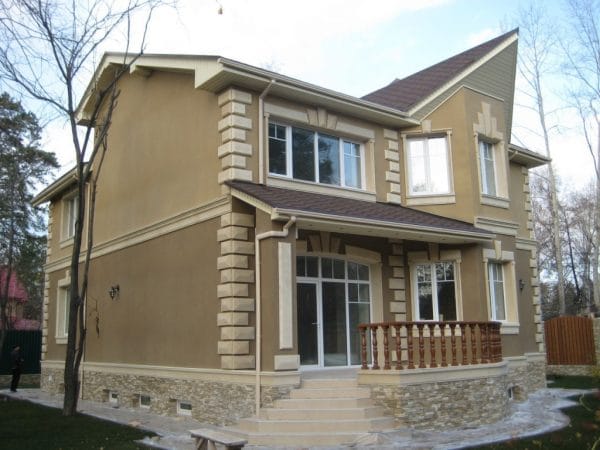 Polymer facade plaster