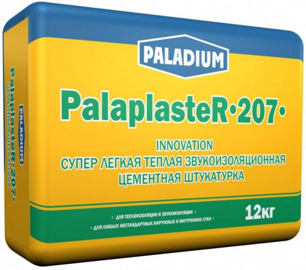 Super light warm soundproofing mixture PALADIUM PalaplasteR-207