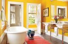 Bright bathroom interior