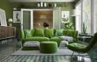 Couleur gris-vert à l'intérieur