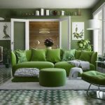 Couleur gris-vert à l'intérieur