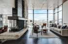 Living room with panoramic windows