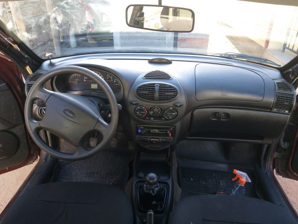 Dashboard Lada Kalina painted black