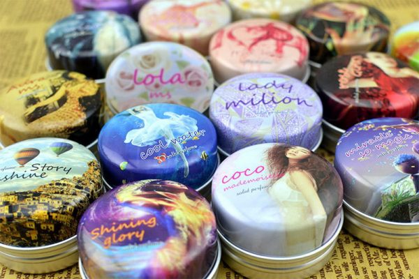 Solid Perfume with Essential Oils